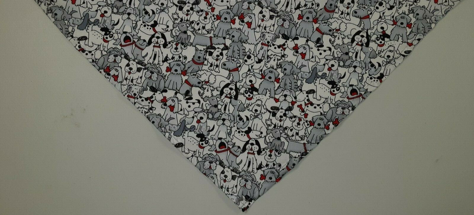 Dog Bandana/Scarf, Bones, Playful Dogs, Custom made by Linda, XS, S, M, L, xL