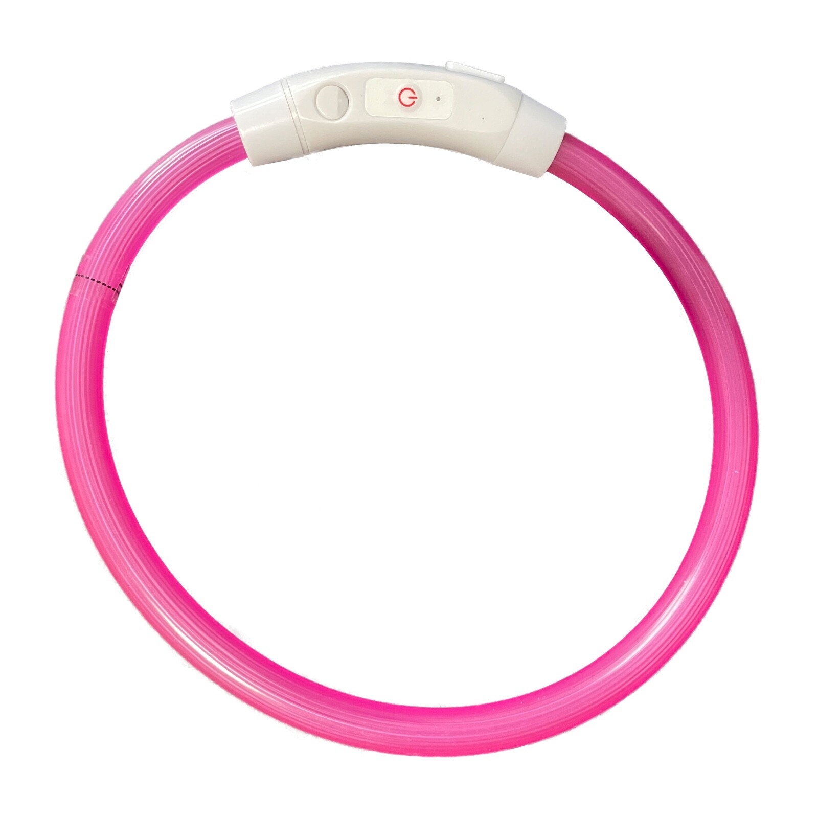 LED Dog Collar (One Size Fits All) USB Rechargeable Light Up Dog Night Safety