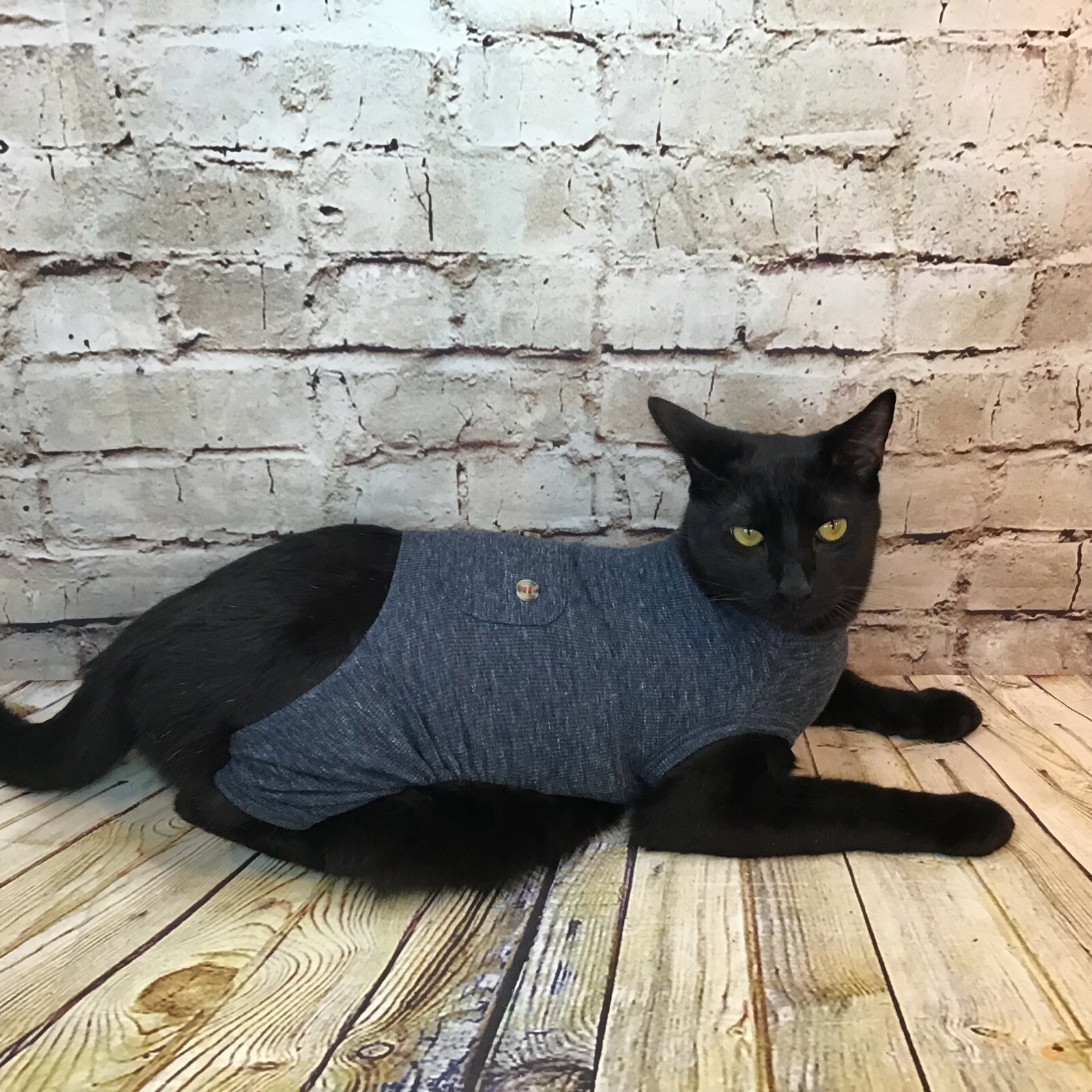 Levi’s Strauss Limited Edition Gray Cotton Small Dog Cat Pajamas PJs Size XS