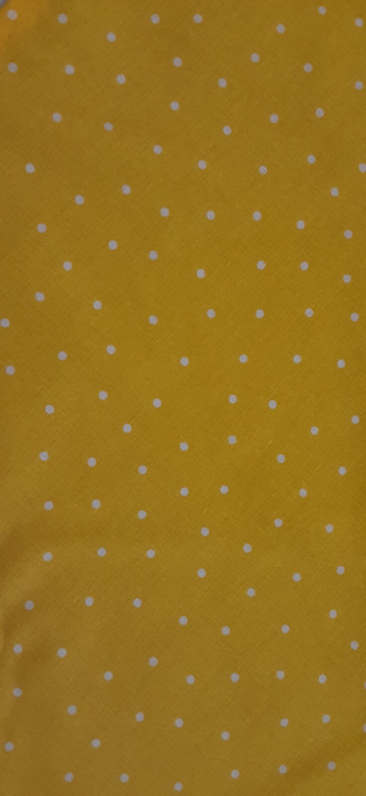Dog Bandana/Scarf Tie On, Yellow, White, Polka Dots, XS, S, M, L