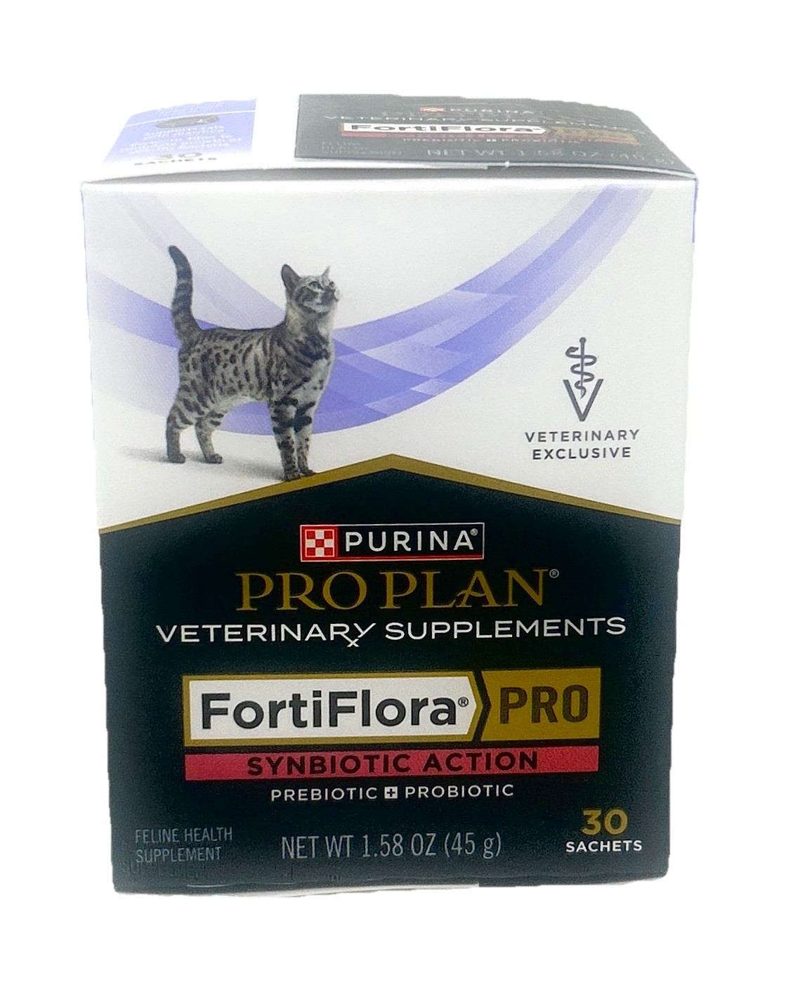 PURINA FortiFlora PRO Synbiotic Action CAT Probiotic Supplement 30 Packs