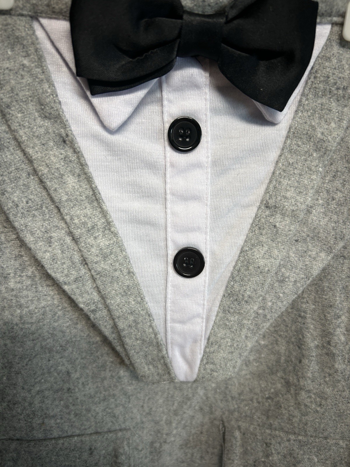 NWT Top Paw 2 Piece Set Dog Wedding Tux Shirt Tie And Vest Gray XS, S, M, L, XL