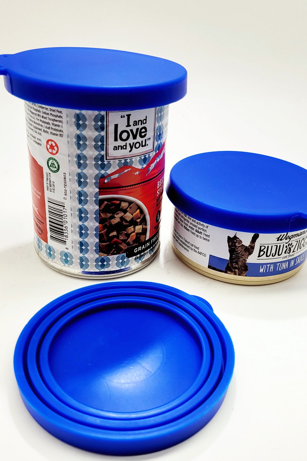 2-PACK Simply Good Universal Fit Pet Food Can Lids – 100% Silicone
