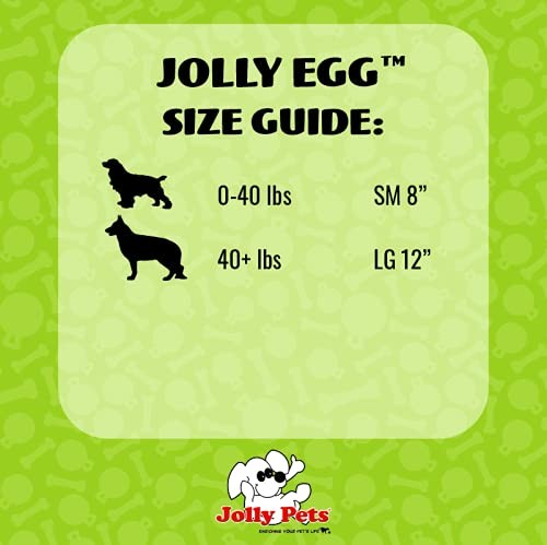 Jolly Pets Large 12 Inch Jolly Egg Dog Toy Purple For Water Fun And Play