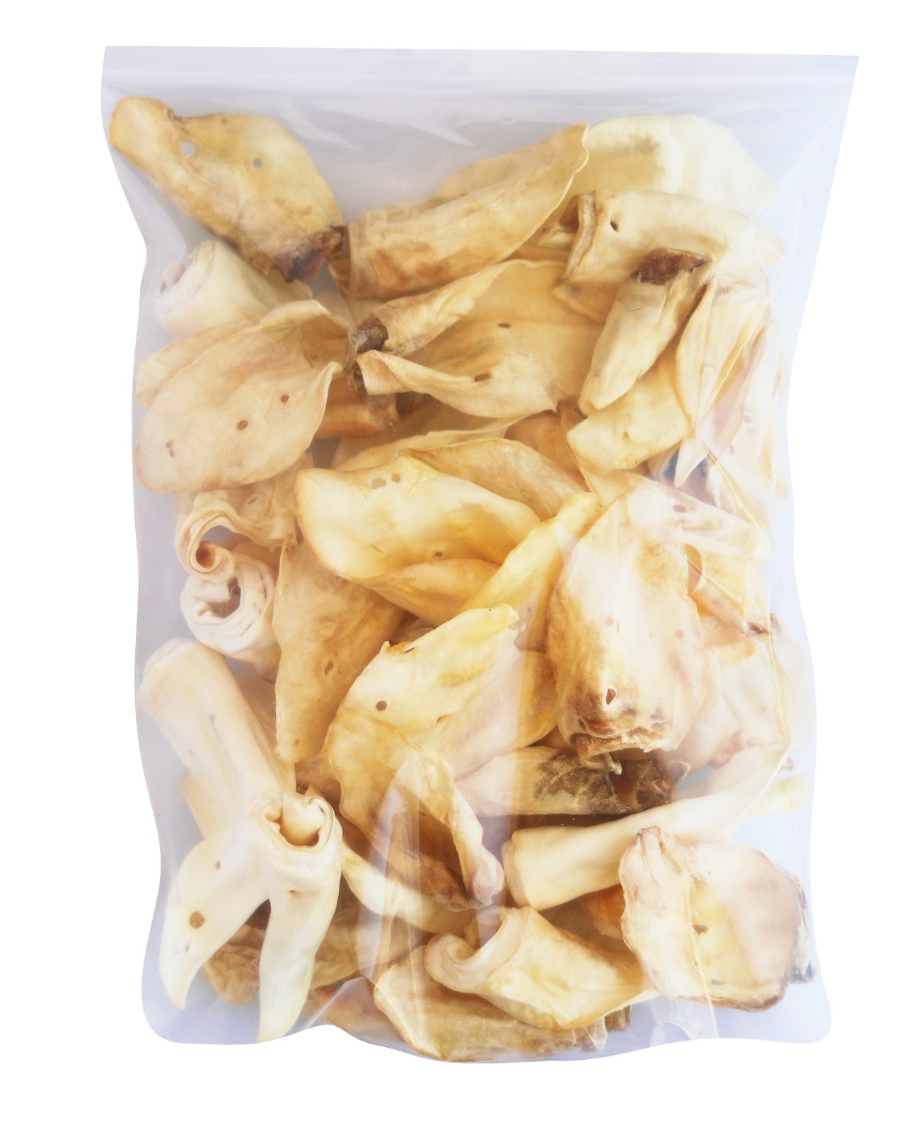All Natural Beef Cow Ears DOG Treats 100 count Natural Flavor
