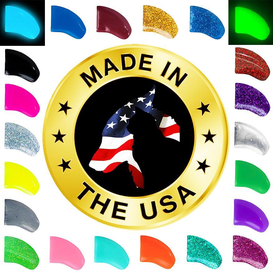20 Soft Nail Caps For Dog Claws * Purrdy Paws – X-Small ~ Large ~ Jumbo – PUPPY