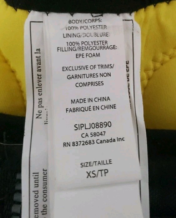 Silver Pooch Pet Dog Life Jacket Neoprene Yellow Sz Xtra Small 3-10# Adjustable