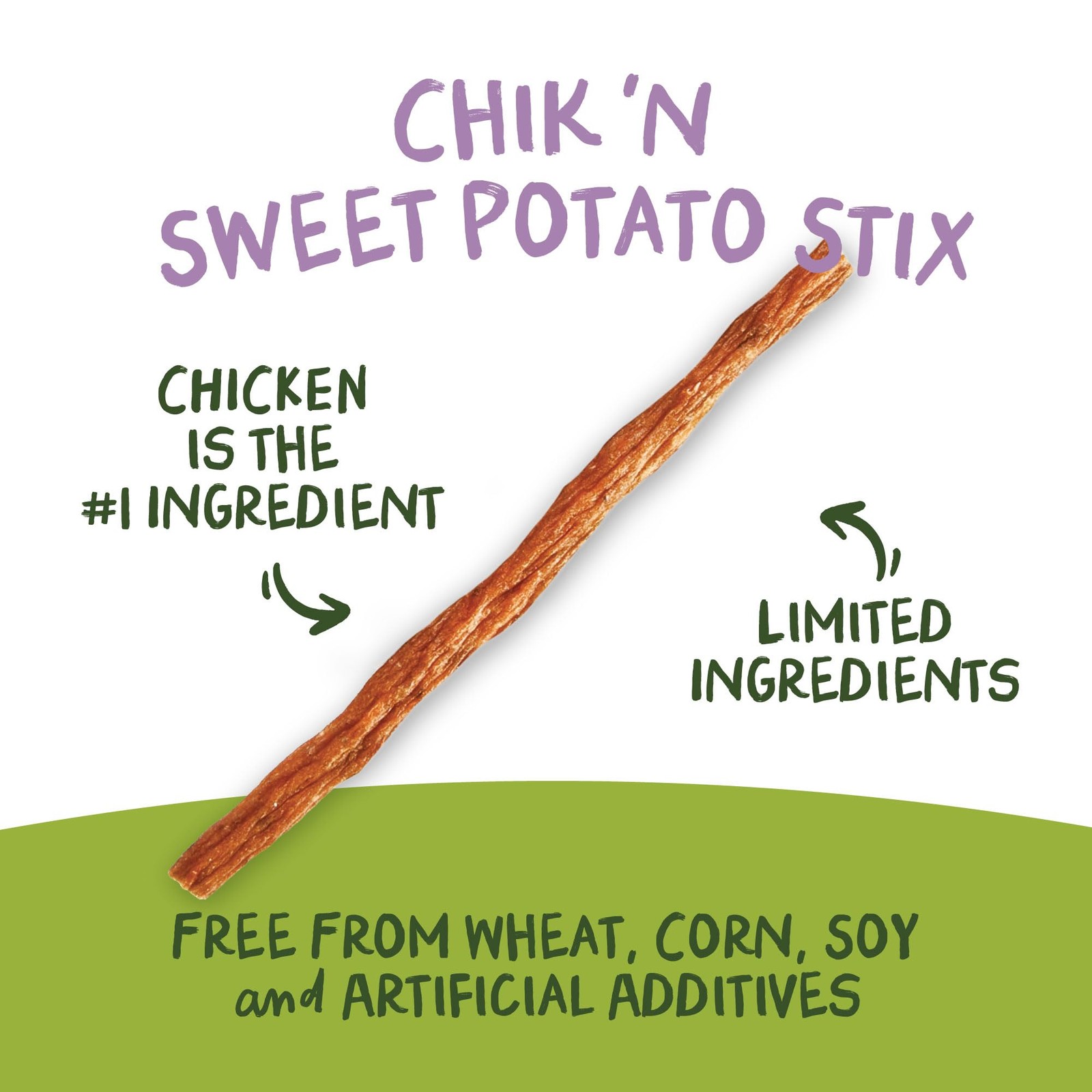 Chik ‘n Sweet Potato Stix Dog Treats – Made and Sourced in the USA – 14 Ounce