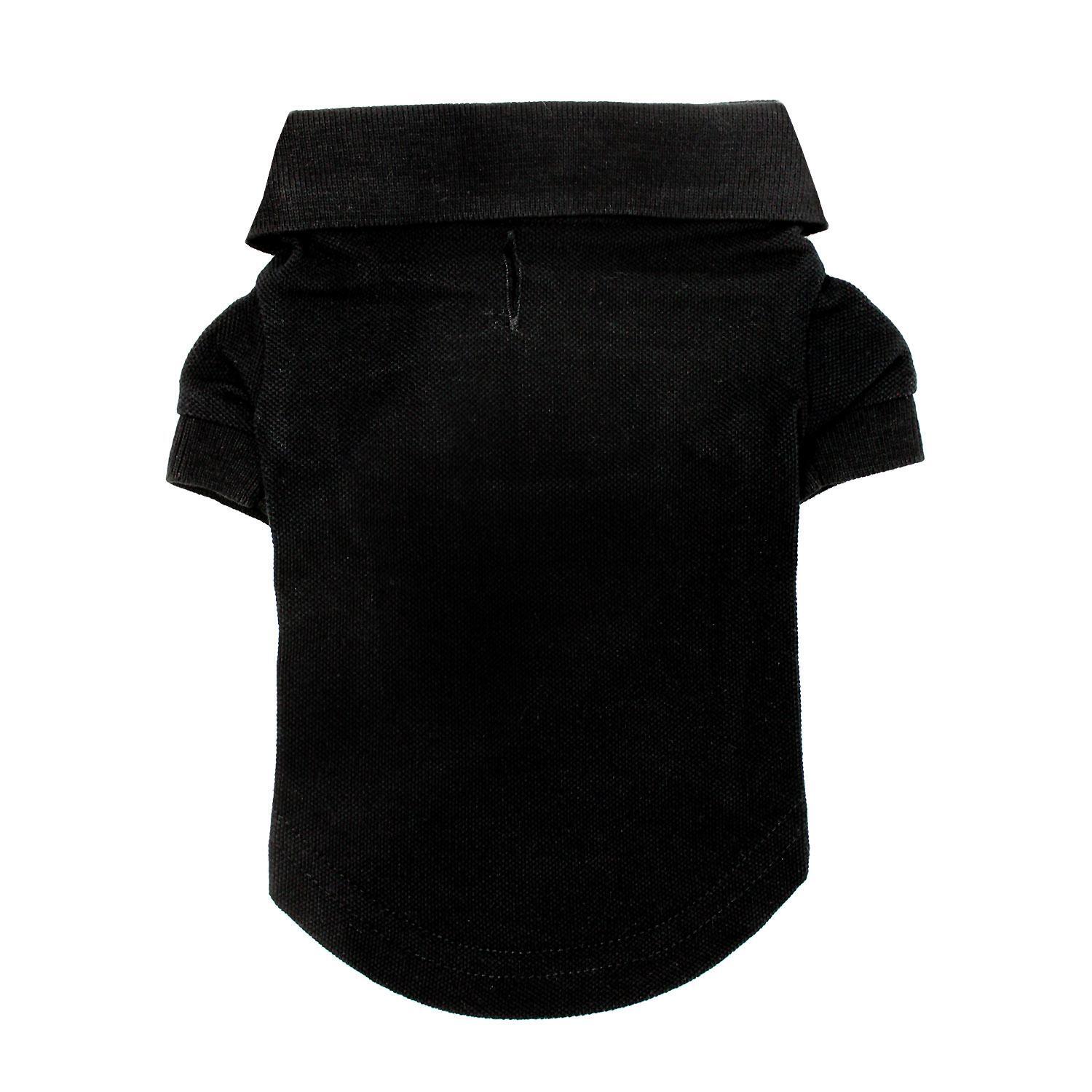 Dog Polo Dog Shirt Doggie Design Logo Polo – Black