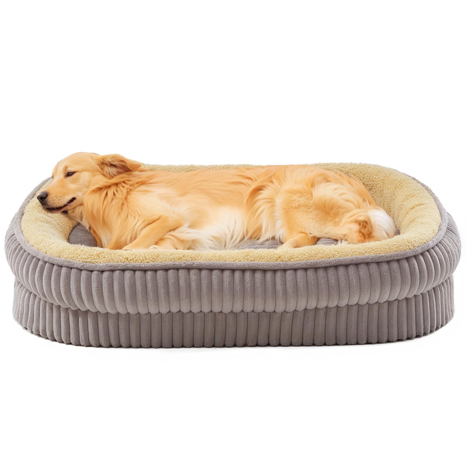 Orthopedic Dog Bed for Medium, Large Dogs Breeds, High Density Egg Crate Foam…