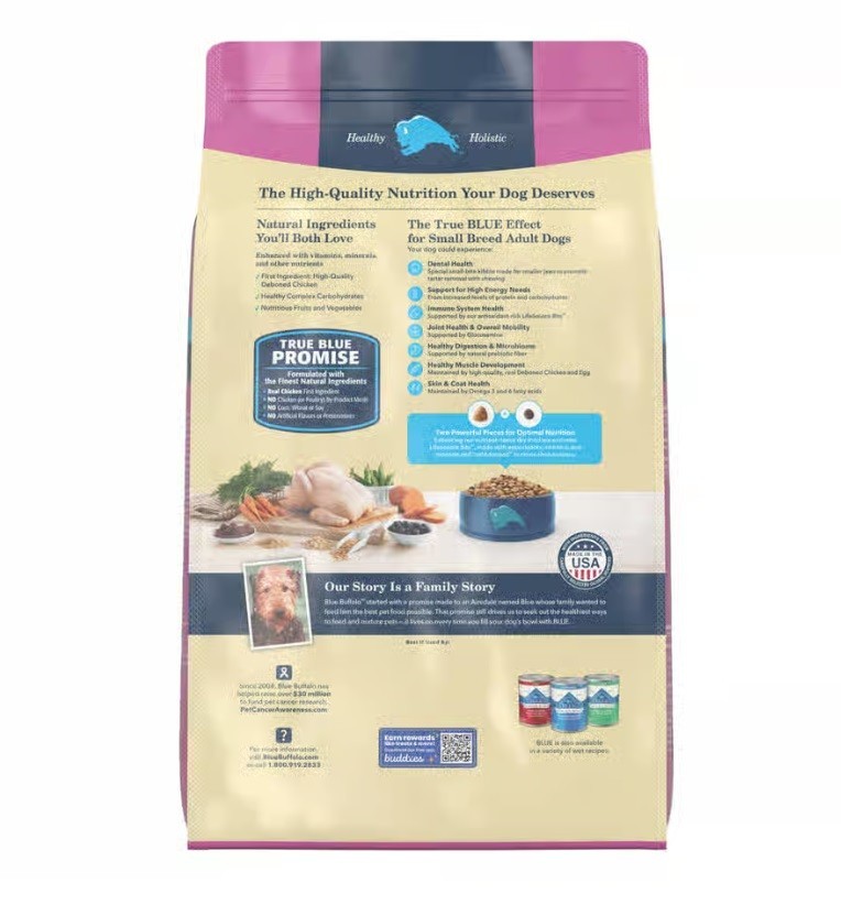 Blue Buffalo Life Protection Formula Adult Small Breed Dry Dog Food, 15-lb Bag
