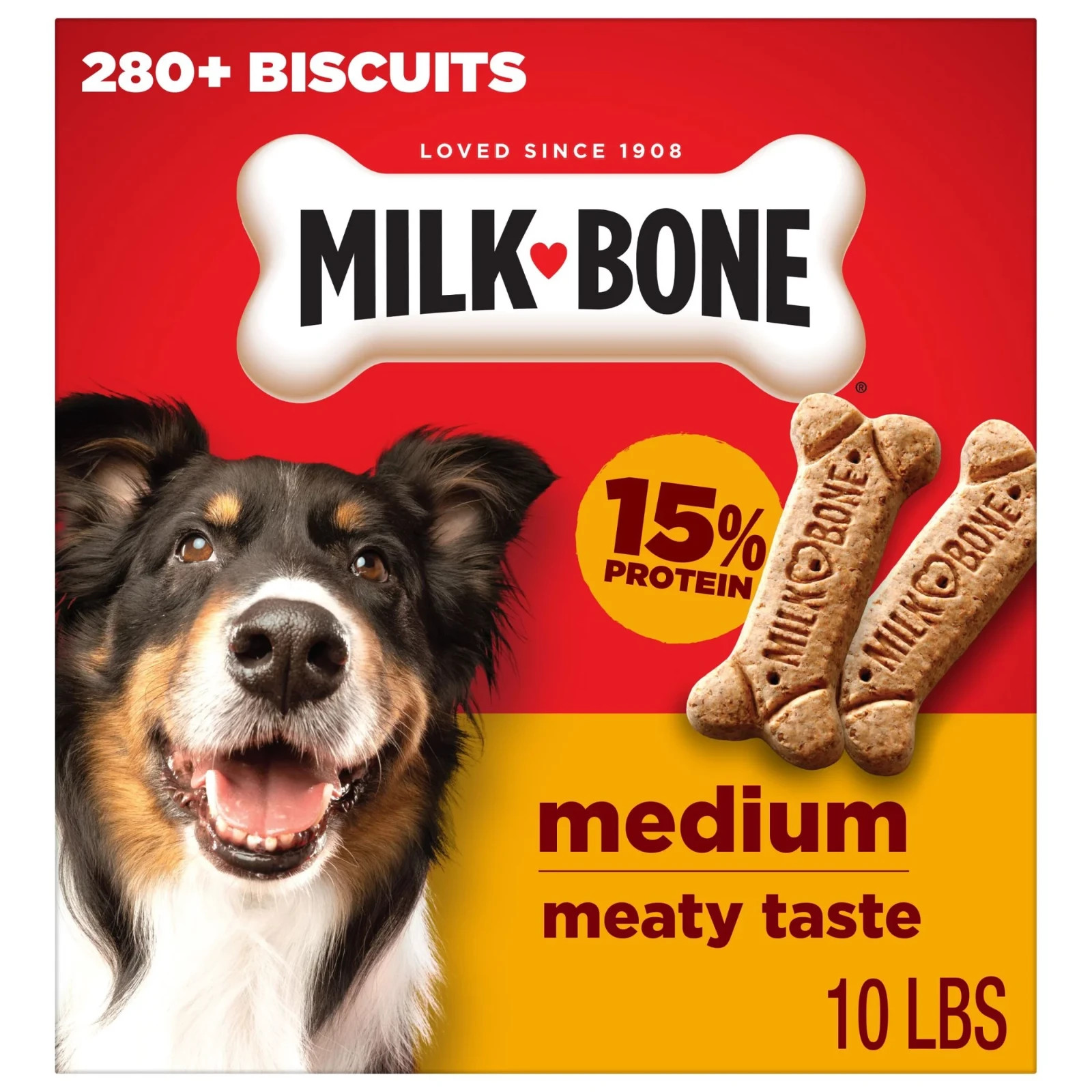 Milk-Bone Original Dog Biscuits, Medium Crunchy Dog Treats, 10 lbs