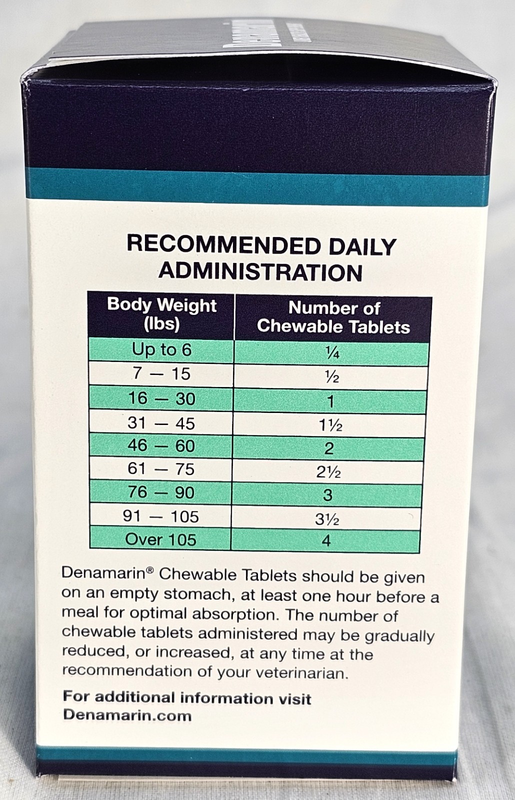 Nutramax Denamarin S-Adenosylmethionine Silybin Chewable Tablet Liver 30ct 8/27