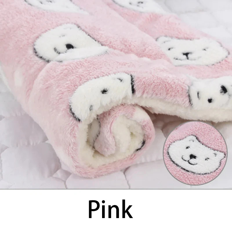 Flannel Pet Sleeping Mat Dog Bed Cat Litter Puppy Bed Dog Sofa Lovely Mattress