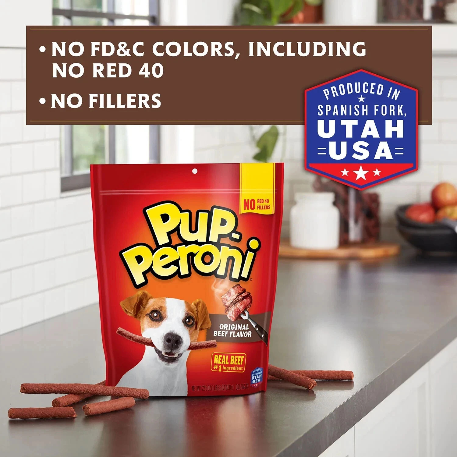 Pup-Peroni Dog Snacks, Original Beef Flavor, 46 oz.