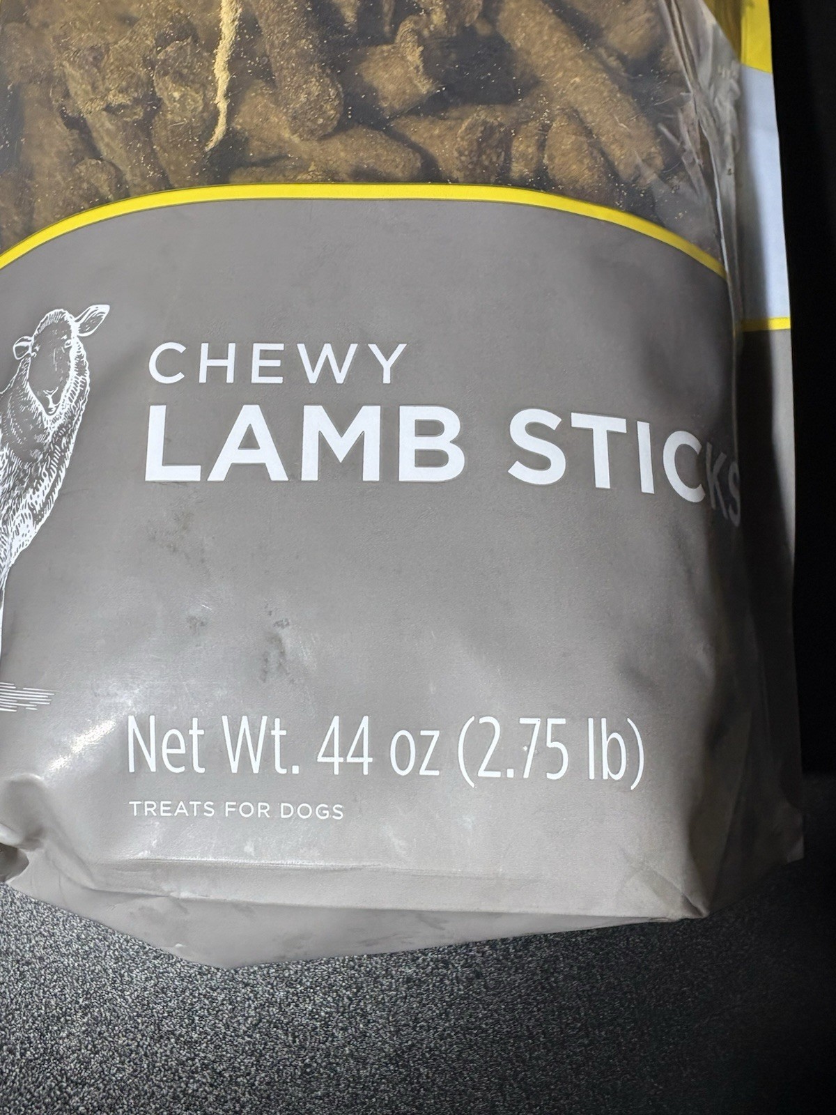 DOG DELIGHTS Chewy Lamb Stick Dog Treats 44oz Bag – All Natural Training Treat