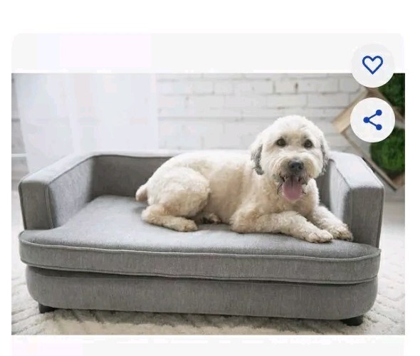 LAZBOY COSTCO BARTLETT Upholstery Furniture Pet Sofa Couch Dog Cat Bed + pillow