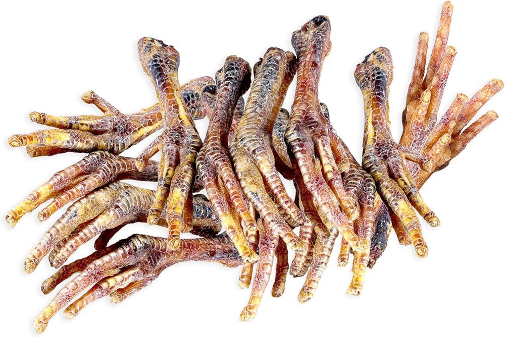 Natural Chicken Feet for Dogs Treats 75 Count Pack Single Ingredient All Natural