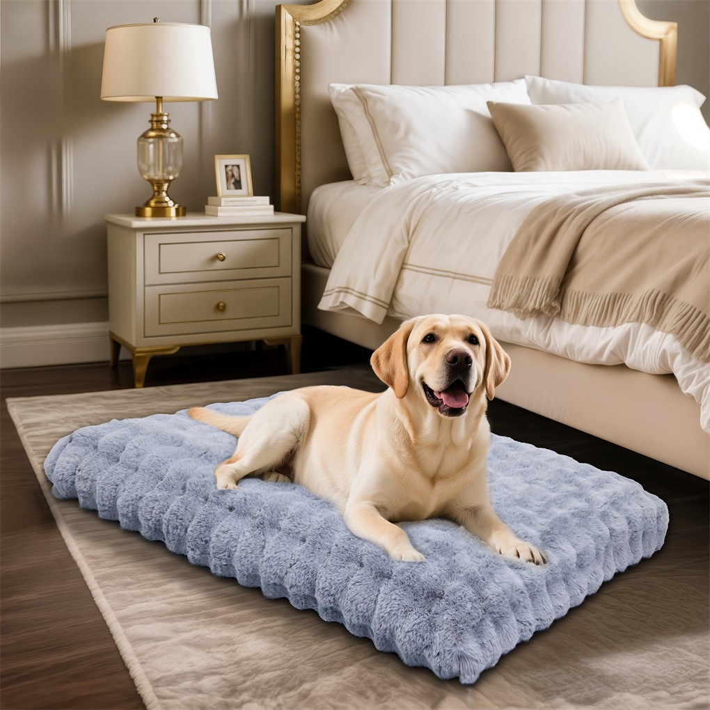 Jumbo Anti-Anxiety Calming Dog Bed Removable Cover Pet Beds Mattress Non Skid US