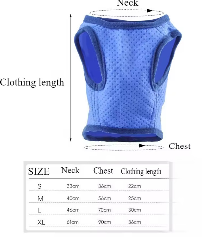Dog Cooling Vest – Breathable Summer Heatstroke Prevention Pet Clothes