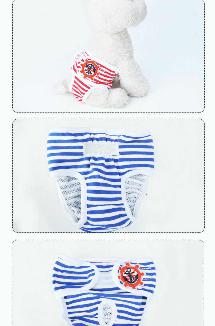 Pet Dog Diaper Female Puppy Physiological Panties Comfort Nappy Pant Sanitary US