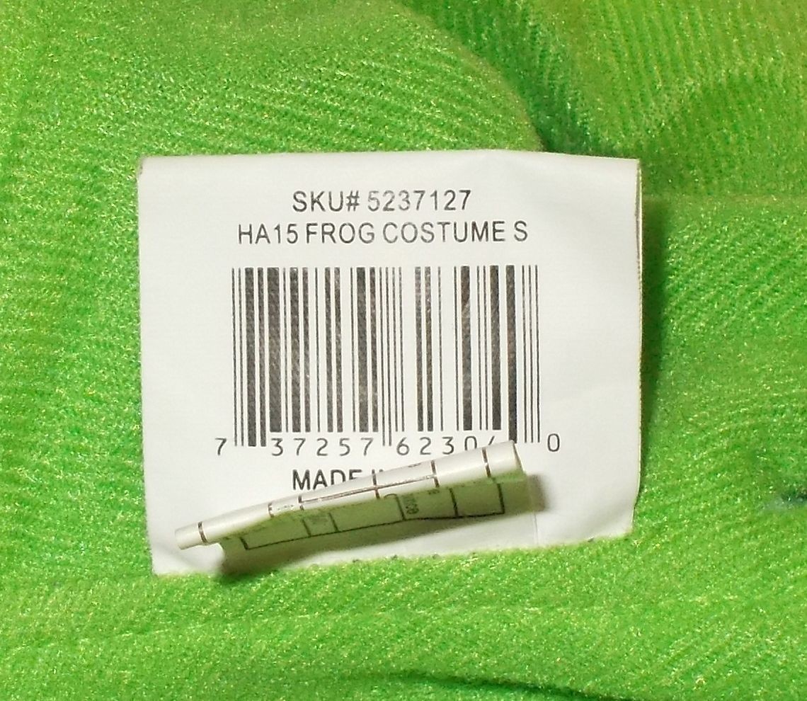 Top Paw green Frog Hooded Dog Halloween costume Size XS Xtra Small