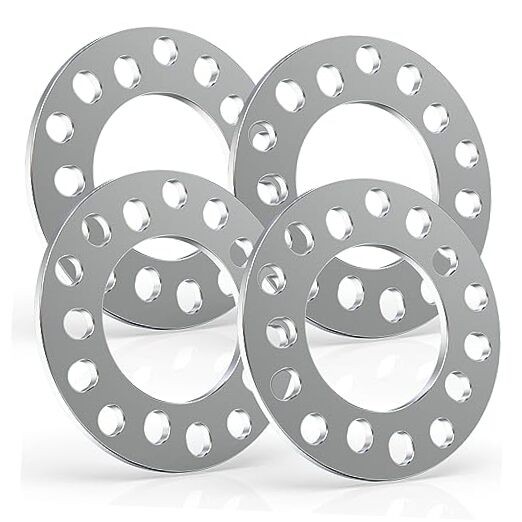 Wheel Spacers, 1/2″ 12mm Thick 5 Lug-M12-98/100/108/110/112/114.3/115-4 Pieces