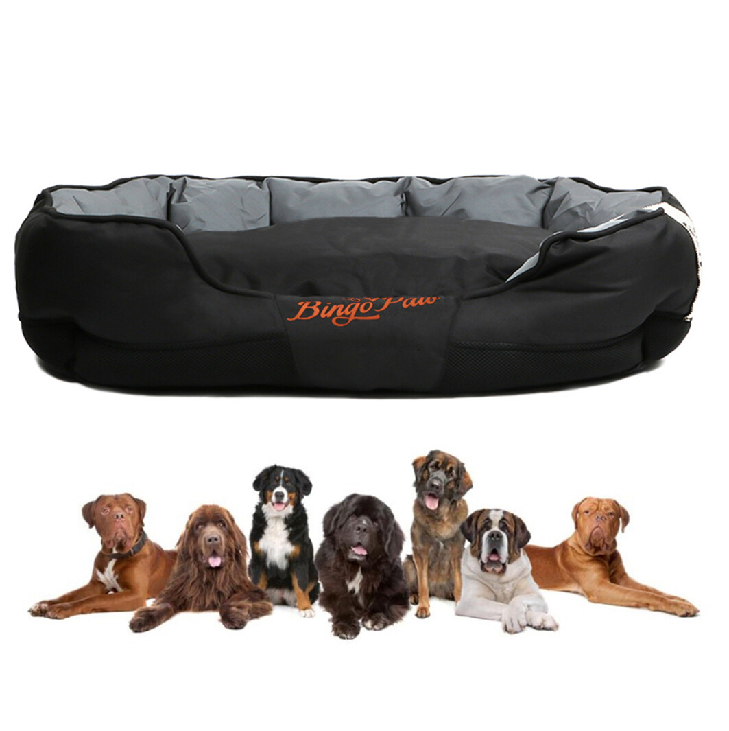 XXL Extra Large Jumbo Orthopedic Pet Dog Bed Dog Kennel Basket Pillow Waterproof
