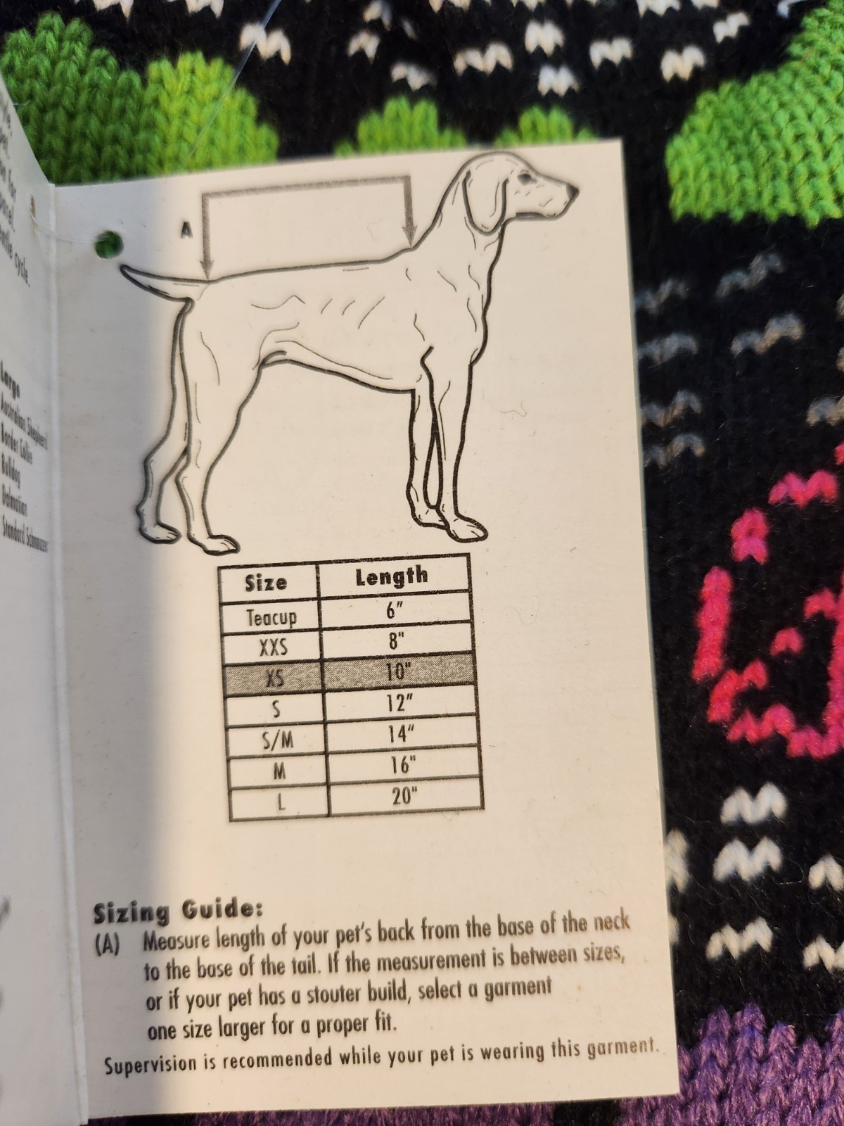East Side DOG Sweater Warm Hearts Print Dog Sweater, X-Small, Black