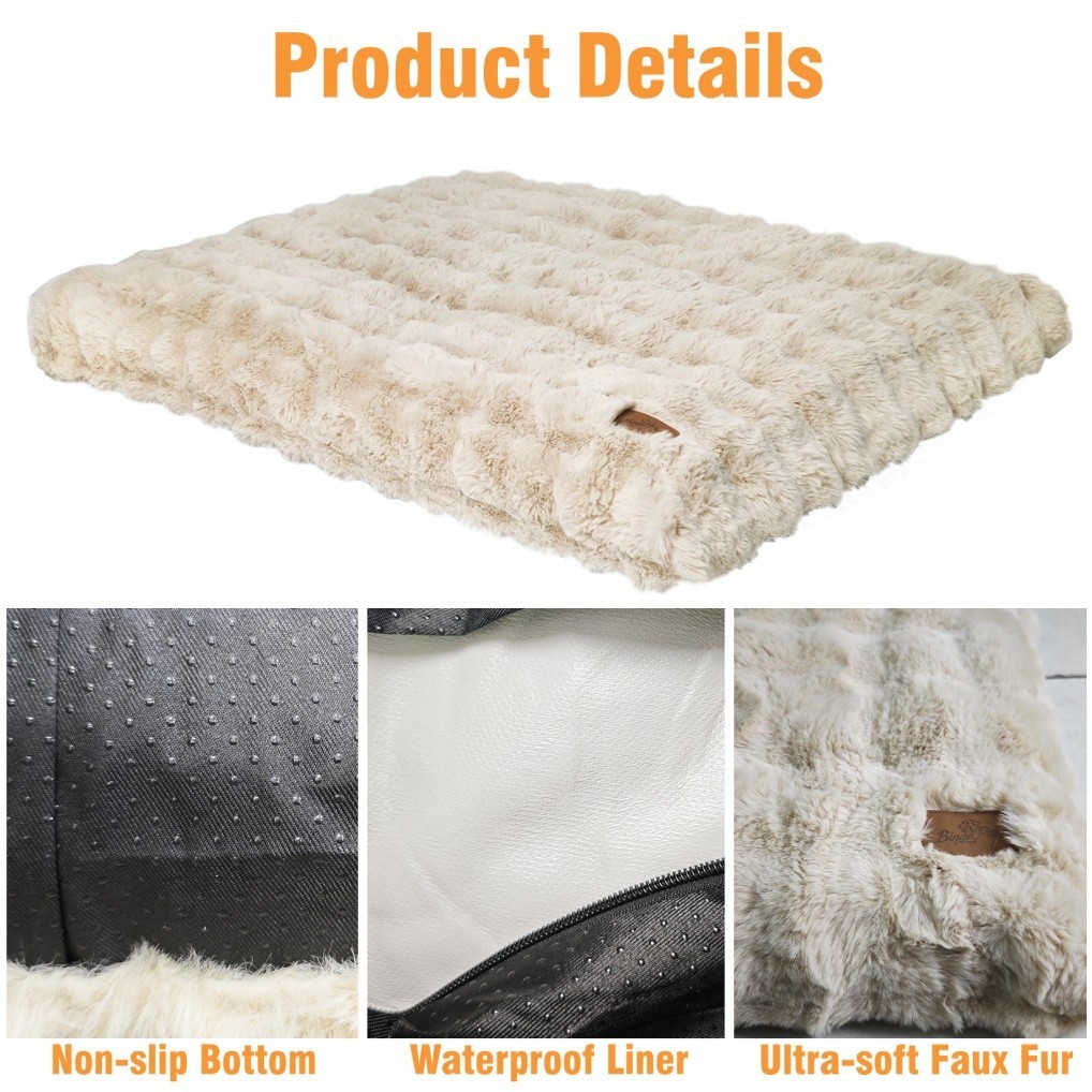 BingoPaw M L XL XXL XXXL XXXXL Dog Bed Soft Plush Anti Anxiety Pet Beds Washable