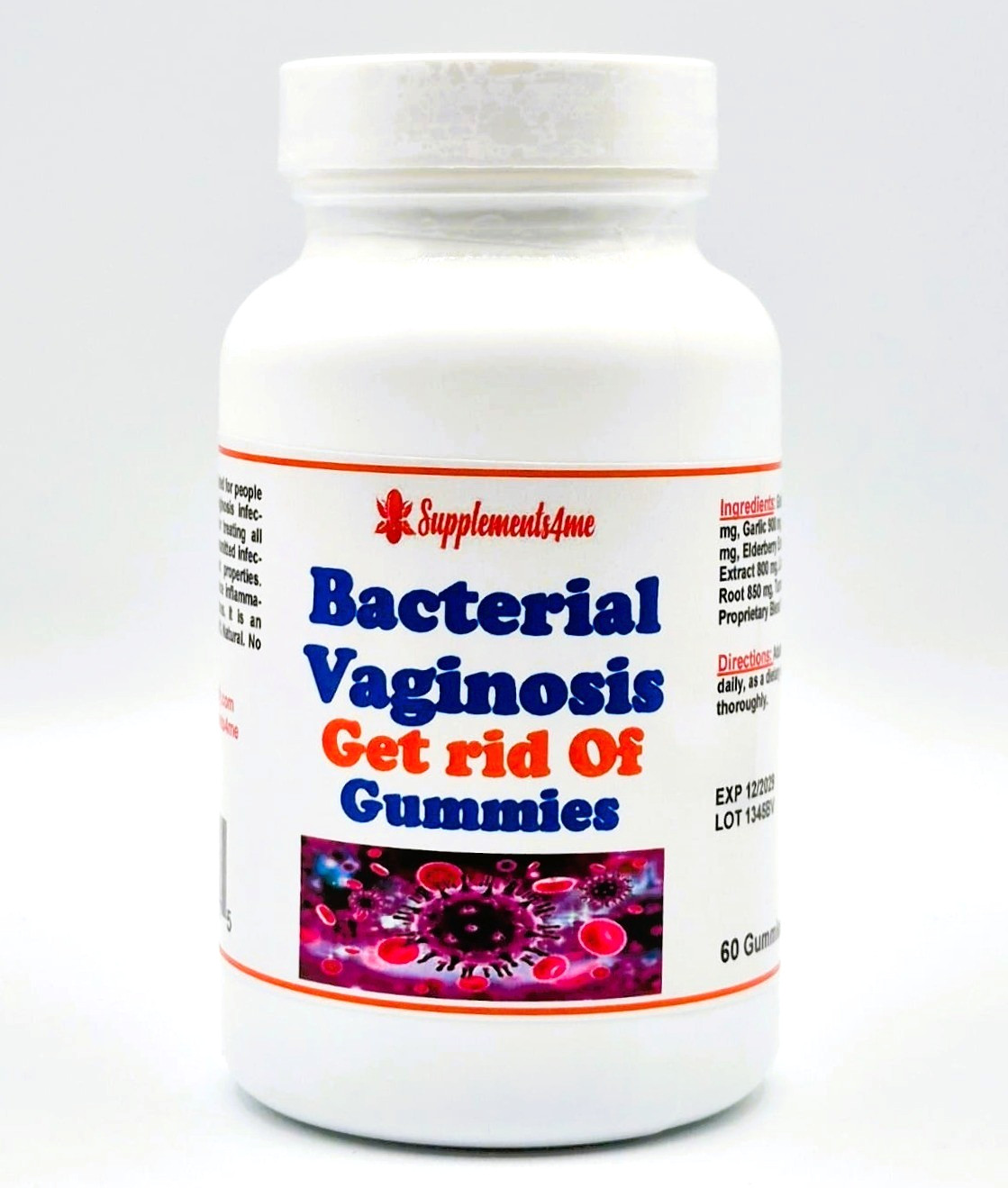 NATURAL HERBS FOR BACTERIAL VAGINOSIS IN GUMMIES FOR MEN & WOMEN – MADE IN USA
