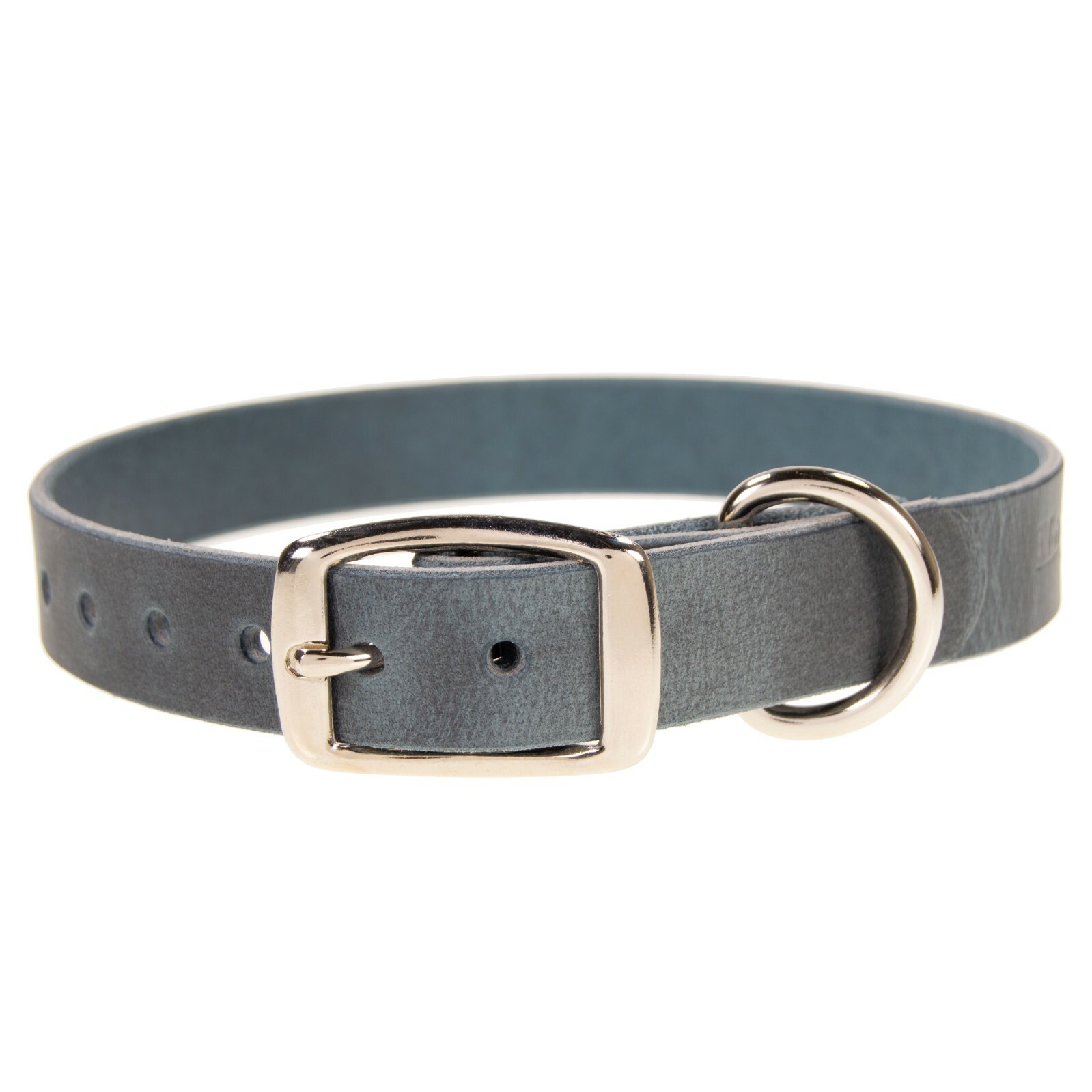 Heavy Duty Leather Dog Collar_Medium, Large, XL_1″ Wide_Amish Handmade