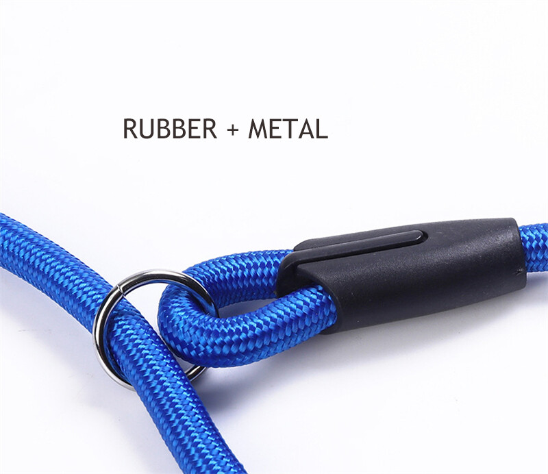 Dog Nylon Adjustable Loop Slip Rope Leash Lead Training Choke Pet Collar 130cm