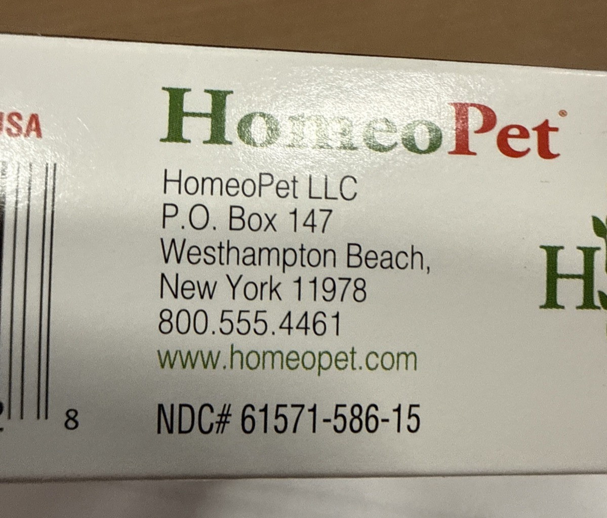 Homeo Pet Anxiety TFLN Natural Choice Drops, Small Animal Supplement, 15ml