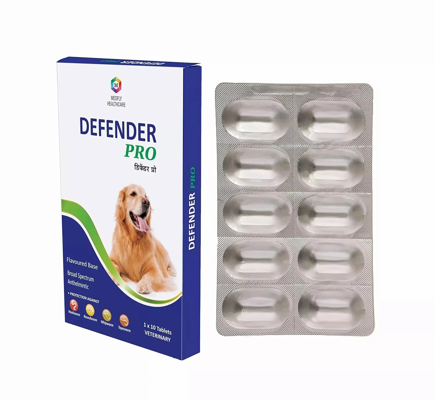 Medfly Healthcare Defender Pro Dewormer For Dogs Of All Life Stages (Pack Of 2)