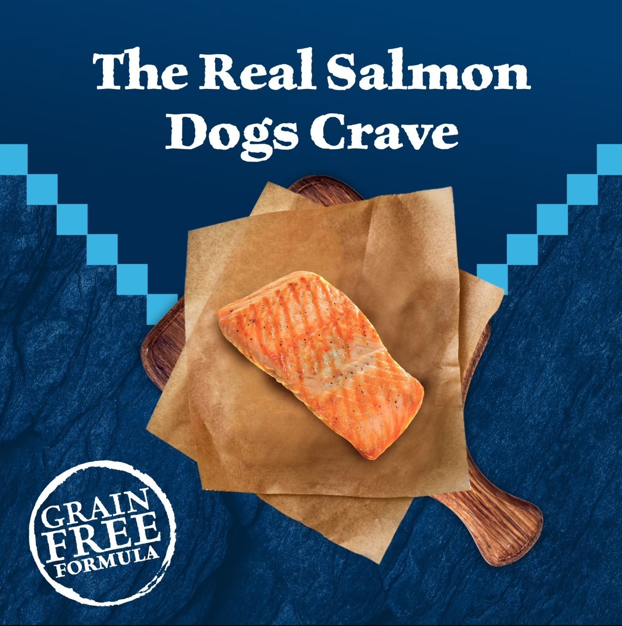 Blue Buffalo Wilderness Adult High-Protein Dry Dog Food Salmon Recipe, 13-lb Bag