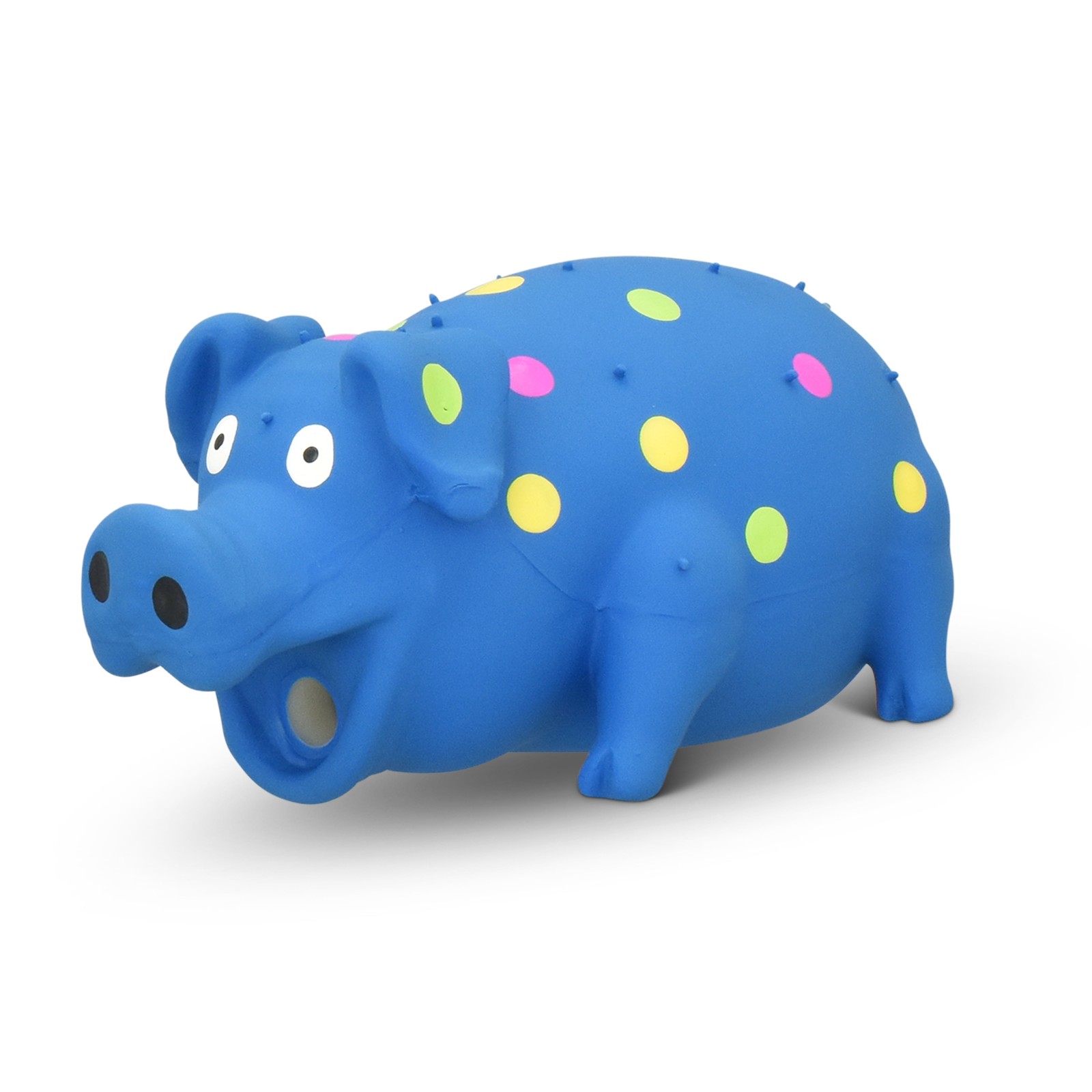 Vibrant Life Pig Dog Toy: Pigglesworth, Latex, Playful Buddy,Chew 1,Color Varies