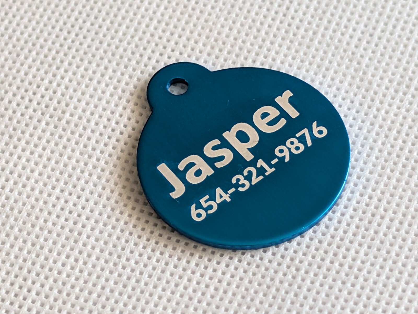 Custom Engraved Personalized Dog Pet tags Double Side Round ID Dog Cat Tag