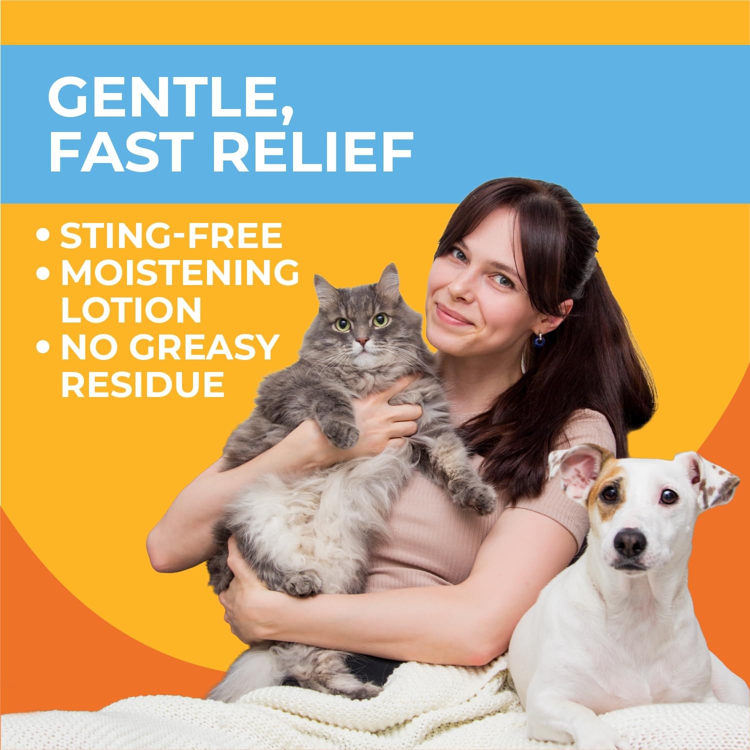 AntiItch Hydrocortisone Moisturizing Lotion for Dogs & Cats – Hot Spot Treatm…
