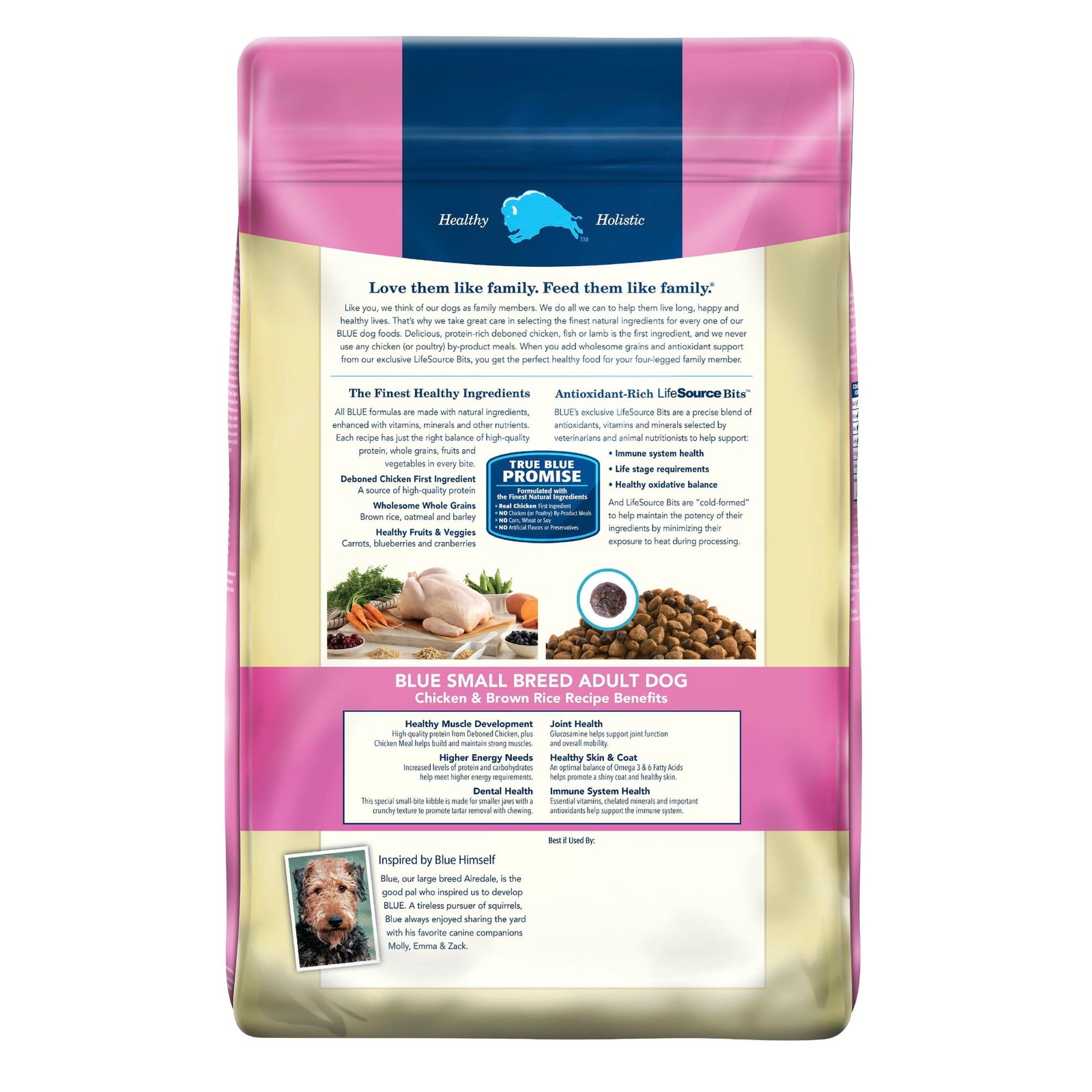 Blue Buffalo Life Protection Formula Adult Small Breed Dry Dog Food, 15-lb Bag