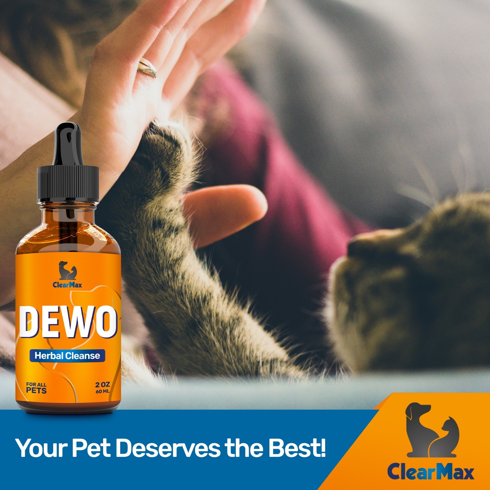 Liquid Dewormer for Dogs & Cats – Puppy & Kitten Safe – Pet Dewormer