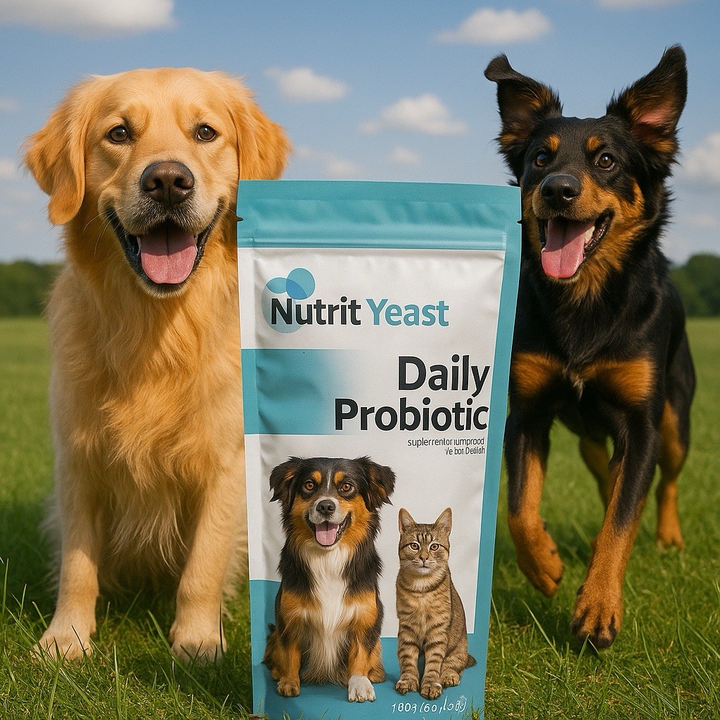 All Natural Daily Probiotics For Dogs And Cats Nutrit Yeast 6.34 Oz (180 g)