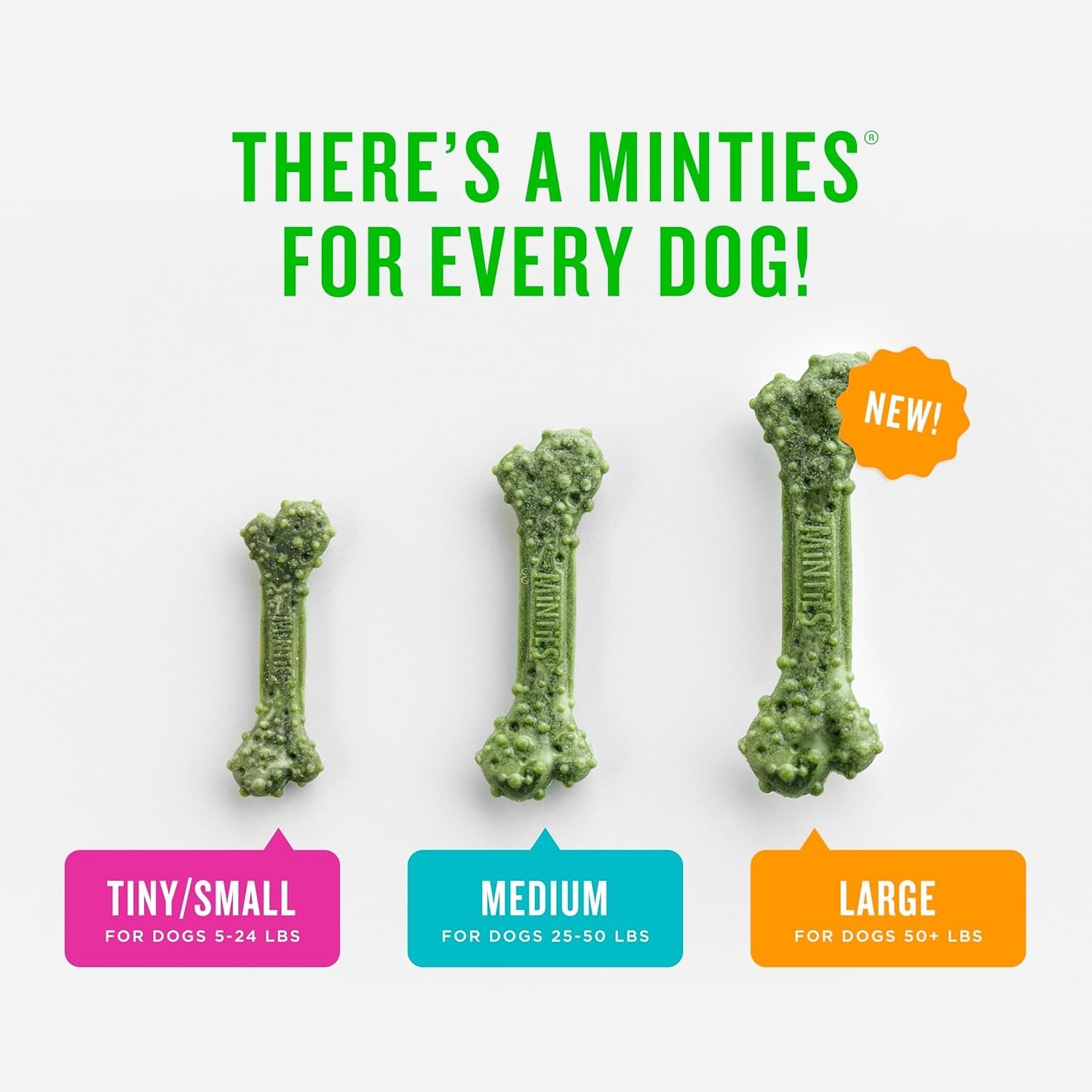 Vet Recommended Dog Dental Bones – Fresh Mint Flavor, 40 Chews for Small Dogs