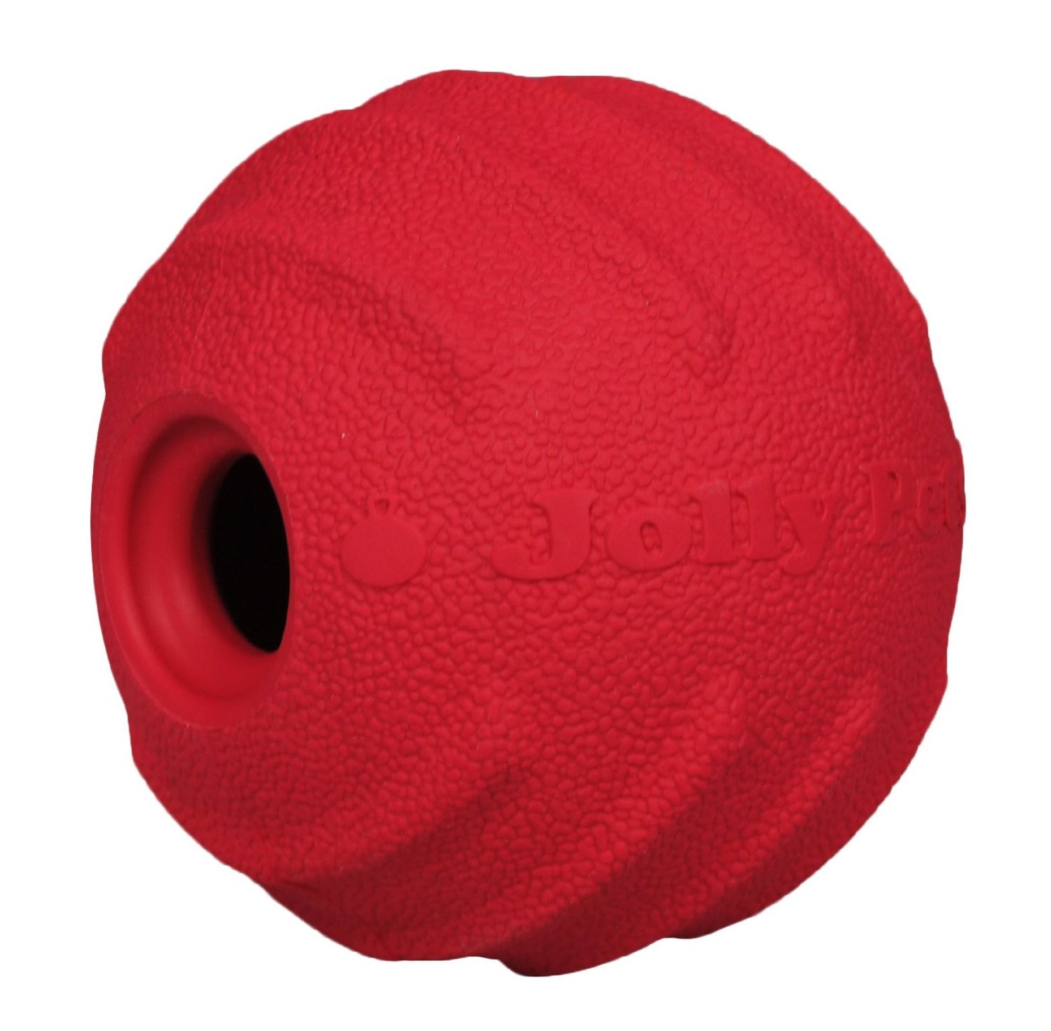Jolly Pets Jolly Tuff Tosser Unique Rubber Durable Interactive Dog Toy 3 inch