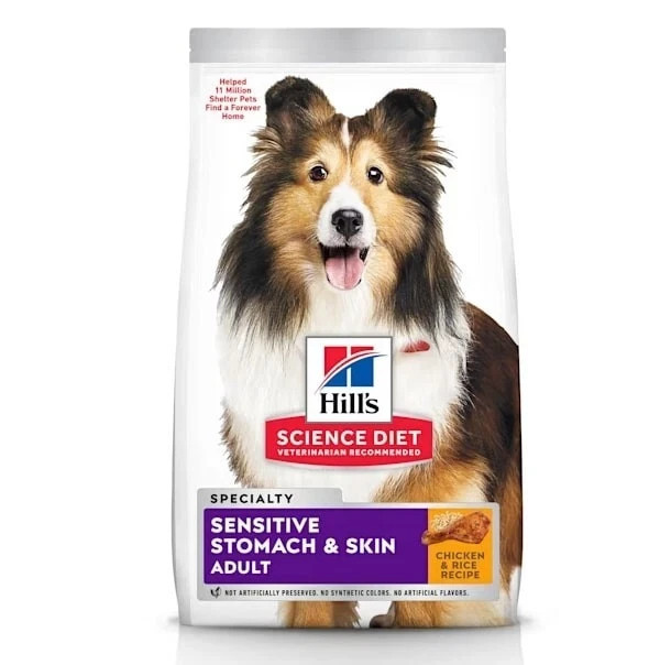 Hill’s Science Diet Adult Sensitive Stomach & Skin Chicken Recipe Dry Dog 30LB