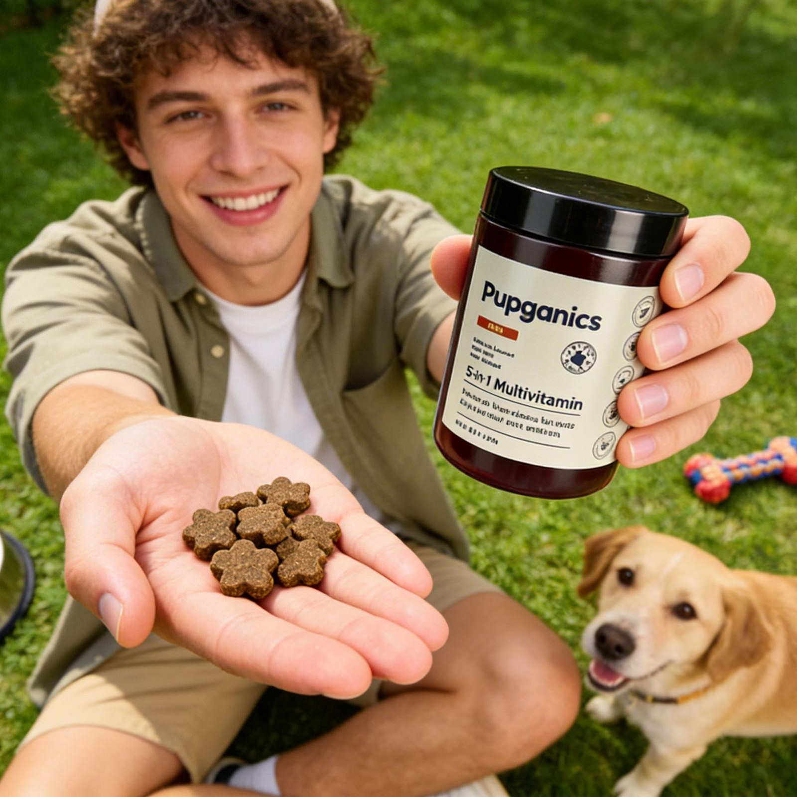 Pupganics 5in1 Multivitamin Soft Chews For Dog Dog Vitamins And Supplements *1-3