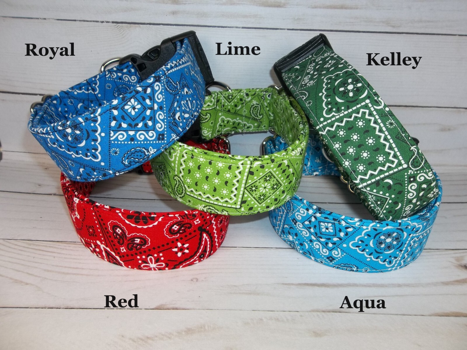 New Baby Pink Bandana Terri’s Dog Collar handmade adjustable western paisley