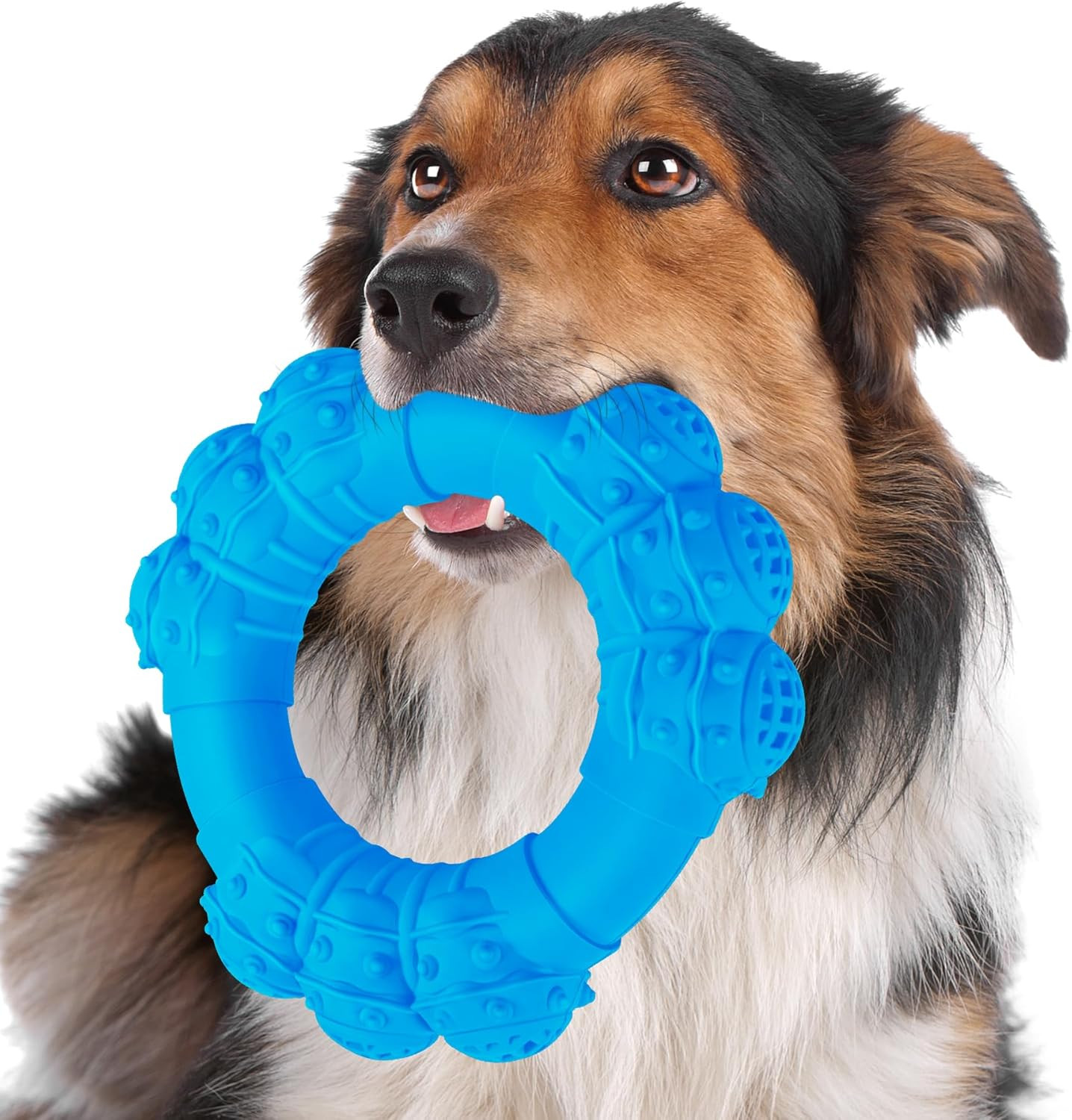 Indestructible Dog Chew Toys Aggressive Chewers Ring Heavy Duty Large Teething