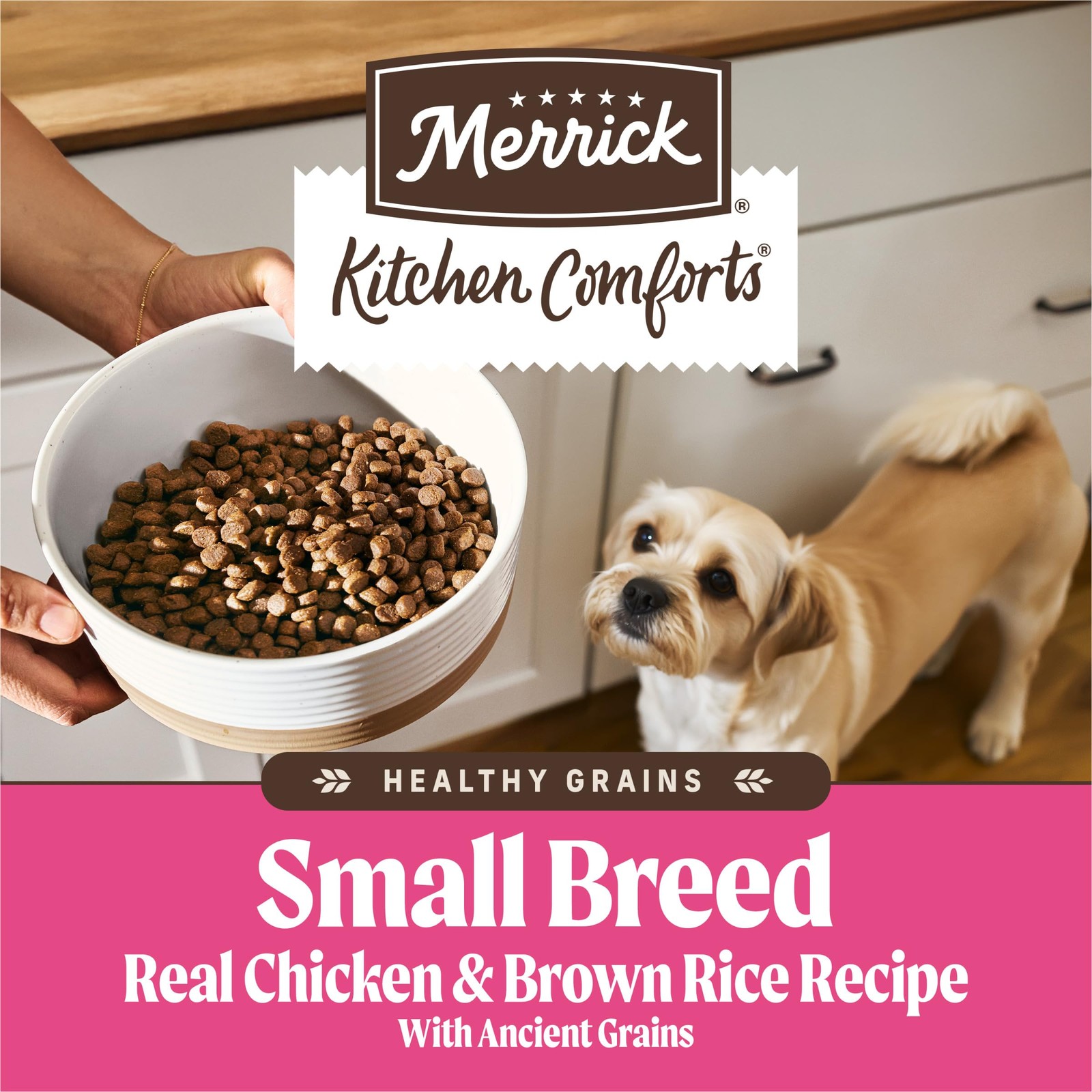 Merrick Healthy Grains Premium Dry Dog Food For Small 4 Pound (Pack of 1), –