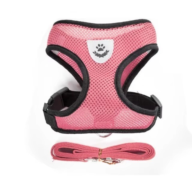 Cat Dog Pet Harness Adjustable Control Vest Dogs Reflective S M L XL Leash